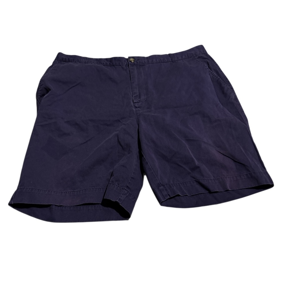Tailorbyrd Mens Purple Flat Front  Chino Shorts Size 44